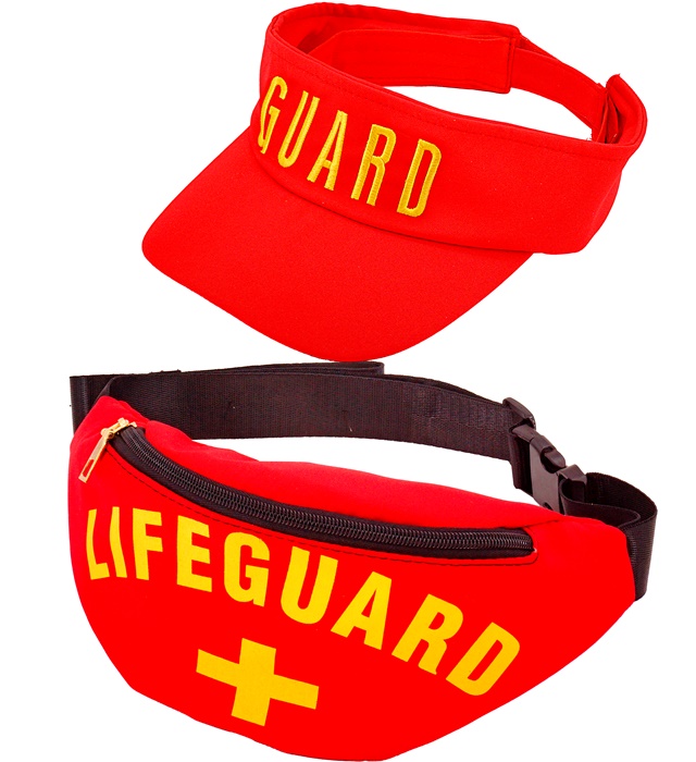 "SAUVETEUR" (visière et sac ceinture)