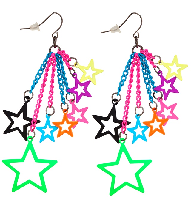 "BOUCLES D'OREILLES VEDETTES ANNEES 80"