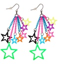 "BOUCLES D'OREILLES VEDETTES ANNEES 80"