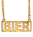 "COLLIER BIERE" 65 cm