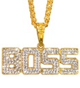 "COLLIER PATRON STRASS" 65 cm