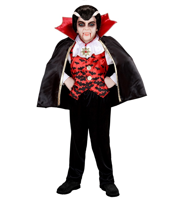 "VAMPIRE" (veste avec jabot,pantalon, cape)