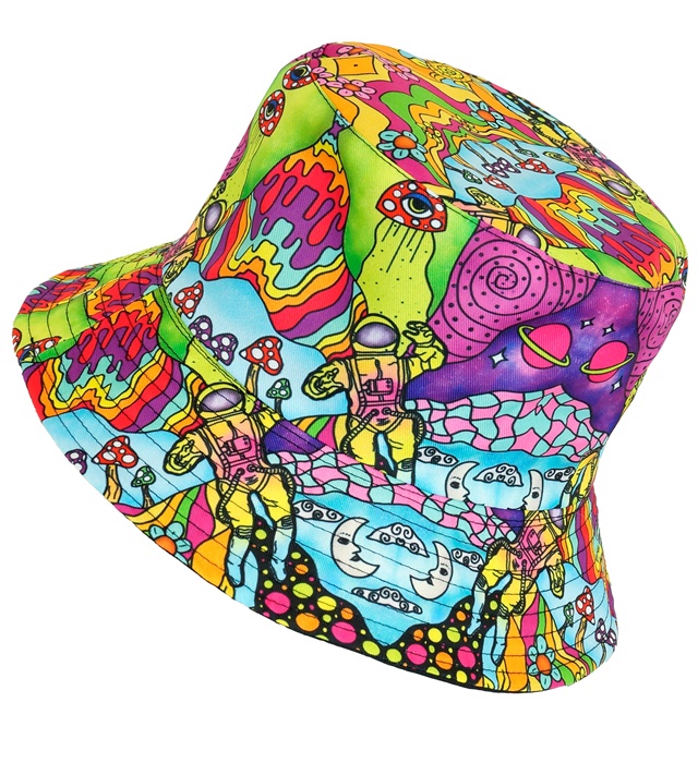 "CHAPEAU PÊCHEUR PSYCHEDELIQUE"