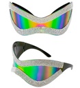 "LUNETTES STRASS SUPER AVEC LENTILLES MULTICOLOR"