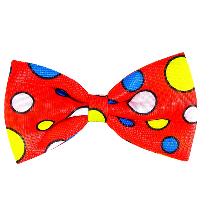 "NOEUD PAPILLON A POIS ROUGE"