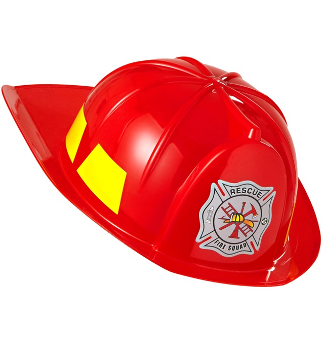"CASQUE DE POMPIER" plastique