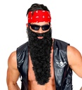 "MAXI BARBE NOIRE AVEC MOUSTACHE"