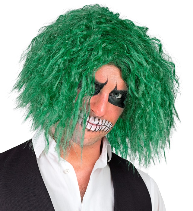"PERRUQUECLOWN SINISTRE VERTE" en boite