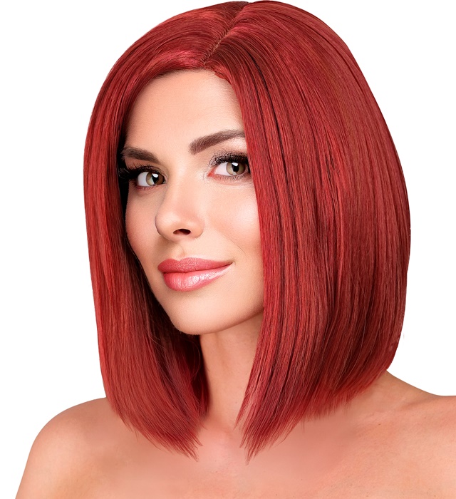 "PERRUQUE CHEVEUX DE REVE JENNY CUIVREE" en boite couleur