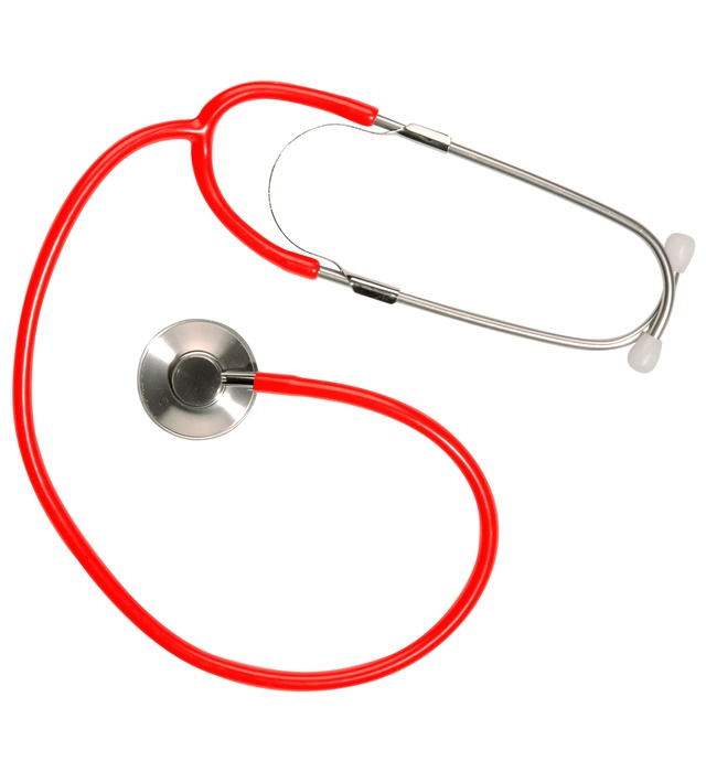 [2911N] "STETHOSCOPE PROFESSIONNEL" rouge