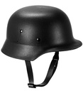 "CASQUE MILITAIRE NOIR en plastique rigide" - taille adulte
