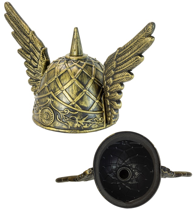 [29142] "CASQUE POINTU VIKING AVEC AILES" en plastique dur - taille adulte