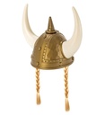 "CASQUE POINTU VIKING AVEC TRESSÉES" en plastique dur - taille adulte