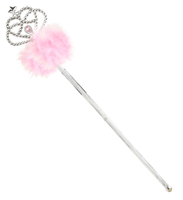 [29185] "BAGUETTE MAGIQUE AVEC PELUCHE ROSE"