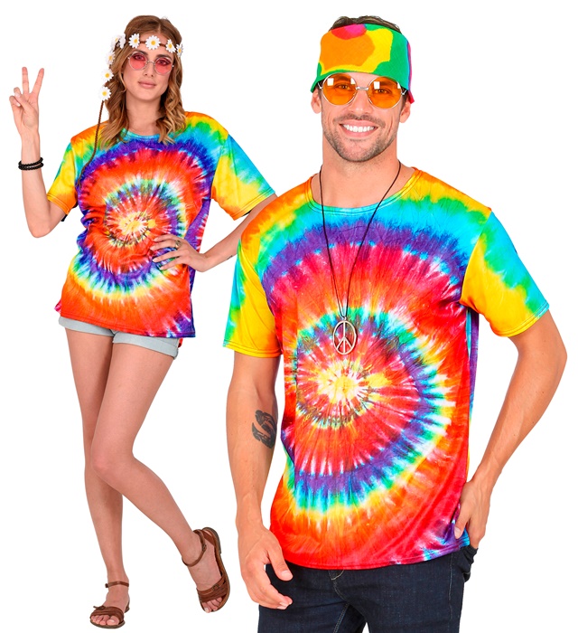 "HIPPIE" (chemise avec teintures)