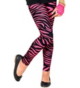 "LEGGINGS DES ANNEES 80 ANIMALIER ROSE FLUO"