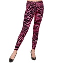 "LEGGINGS DES ANNEES 80 ANIMALIER ROSE FLUO"