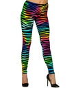 "LEGGINGS DES ANNEES 80 ANIMALIER MULTICOULEUR FLUO"