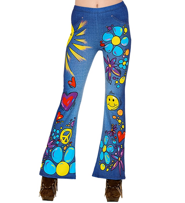 "LEGGINGS ANNEES 70 JEANS HIPPIE"