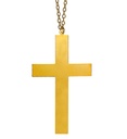 "COLLIER CROIX OR" 10,5 cm