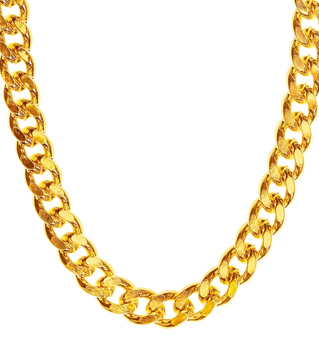 [2967N] "COLLIER OR"  60cm