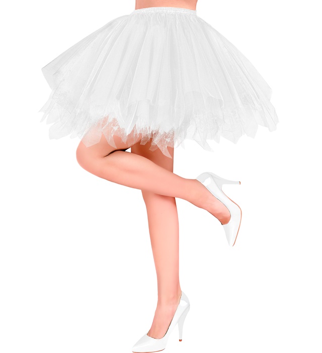 "TUTU BLANC" avec poche intérieure pour lumières LED