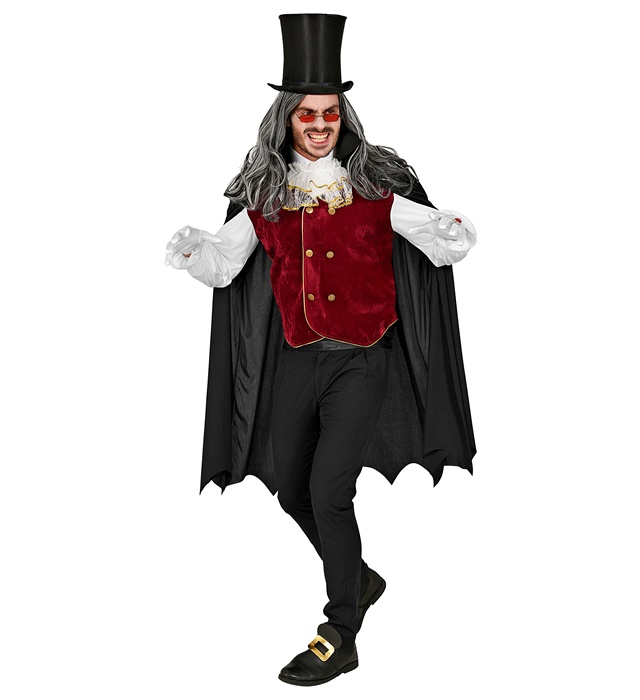 "VAMPIRE" (chemise avec veste et jabot, cape avec col)