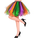 "TUTU NOIR-VIOLET-VERT-ORANGE" avec poche intérieure pour lumières LED