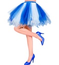 "TUTU BLANC-BLEU" avec poche intérieure pour lumières LED