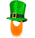 "CYLINDRE AVEC BARBE FÊTE DE LA SAINT-PATRICK" 23 cm