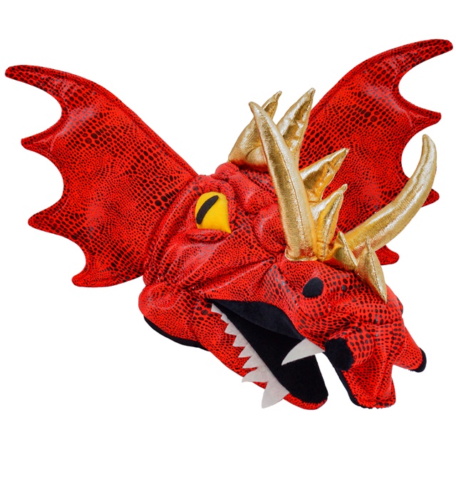 "CHAPEAU DRAGON ROUGE"