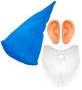 "NAIN BLEU (chapeau, barbe, oreilles) "
