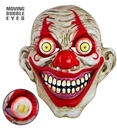 "MASQUE CLOWN HORROR AVEC LES YEUX ÉCARQUILLÉS"