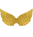 "AILES EN TISSU OR  57x26 cm"