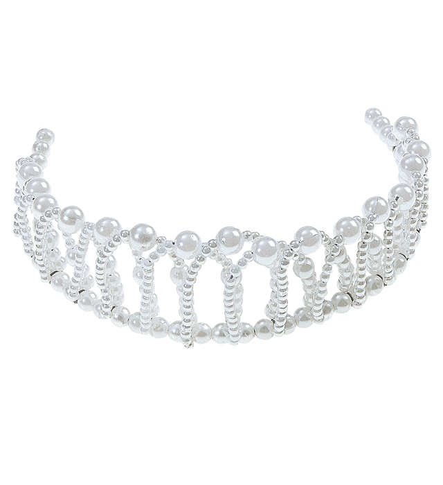 "COURONNE AVEC PERLES" souple