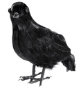 "CORBEAU EN PLUMES" 27 cm