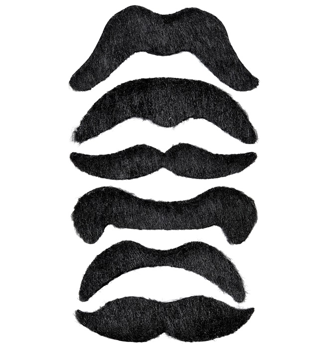 [30706] Set de "6 MOUSTACHES PIRATE"