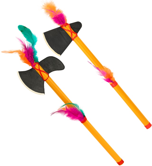 Set de "2 ARME ORIGINE INDIENNE" 2 styles ass. - 37 cm