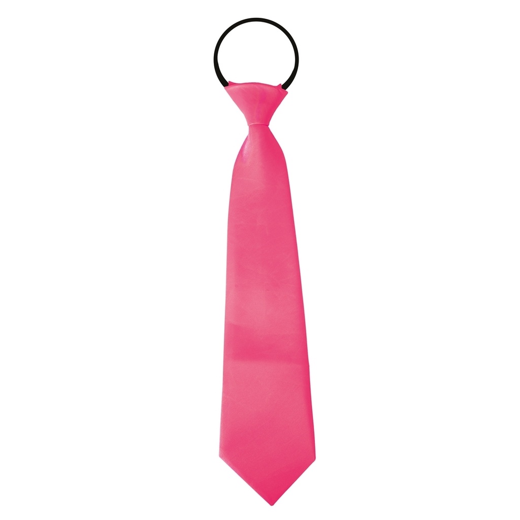 [PTC-21162] Cravate - rose fluo